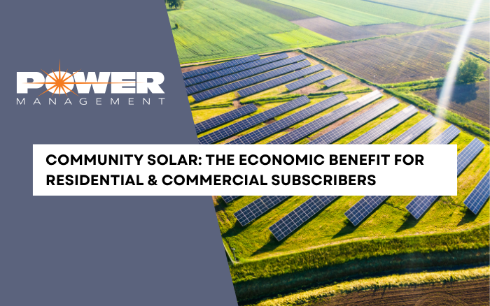 Community Solar: Economic Benefit for Residential and Commercial Subscribers